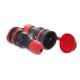 Gniazdo IP54 z klapką hermetyczną 16A 2P+Z - Plastrol GN-54